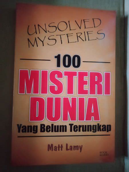 Jual Buku 100 MISTERI DUNIA YANG BELUM TERUNGKAP Di Lapak Toko Buku