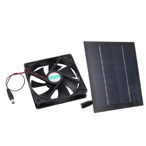 Solar Powered Fan Waterproof Ip65 20 Conversion Rate Mini Exhaust Fan Environmentally Friendly