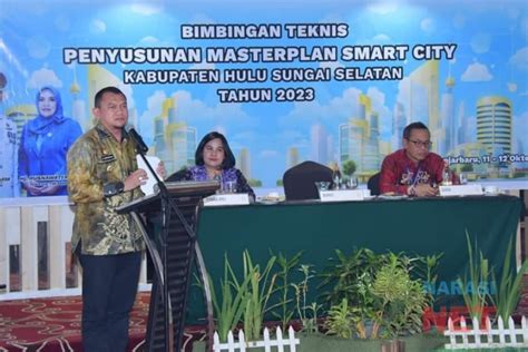 Menuju Smart City Pj Bupati Hss Buka Bimtek Penyusunan Master Plan