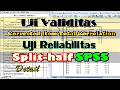 Cara Membaca Uji Validitas Spss Hot Sex Picture