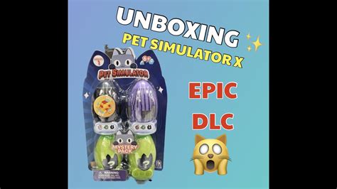 UNBOXING PET SIMULATOR X EGGS 4pack EPIC DLC YouTube