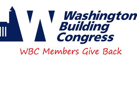 Community Support Opportunities Washington Building Congress