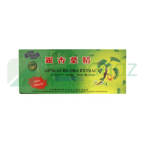 DR CHEN GINKGO BILOBA EXTRACT AMPULLA 10X10ML Herbaház