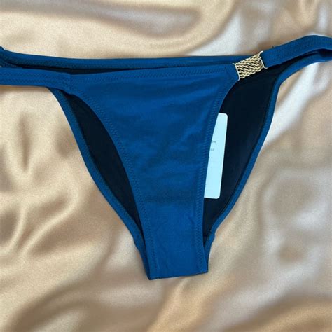 Agent Provocateur Swim Nwt L Agent By Agent Provocateur Taniia Blue Bikini Bottom Poshmark