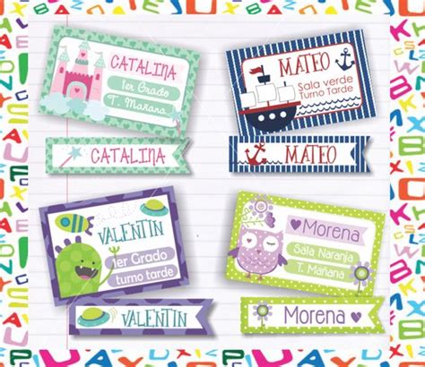 Como Hacer Etiquetas Para Cuadernos Personalizadas Printable Templates Free