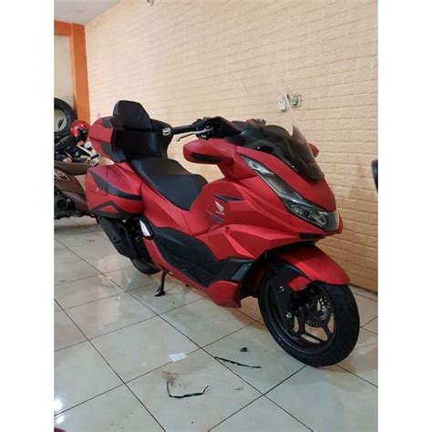 Modifikasi PCX 160 Model GOLDWING Warna Merah Dop Lazada Indonesia