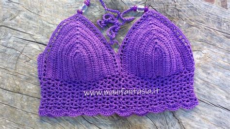 Top Bikini Ad Uncinetto Schema E Tutorial Manifantasia