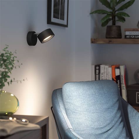 Philips Bracia LED Plafondspot 1 Lamp Zwart Lampen24 Be