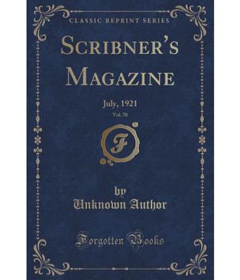 Scribner's Magazine, Vol. 70: Buy Scribner's Magazine, Vol. 70 Online ...