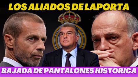 LOS ALIADOS DE LAPORTA EL PRESIDENTE CULÉ BUSCA ALIADOS ATACANDO A