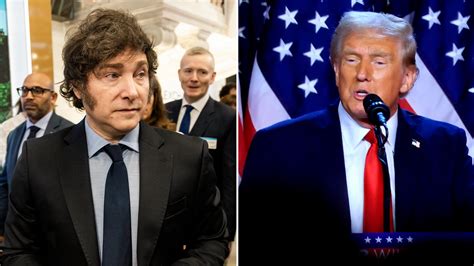 Javier Milei Conversó Con Trump Para Felicitarle Por Su Victoria