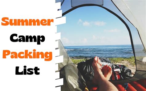 What To Pack For Summer Camp