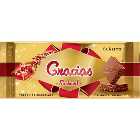 Turrón de chocolate crujiente clásico Calidad Suprema tableta 230 g