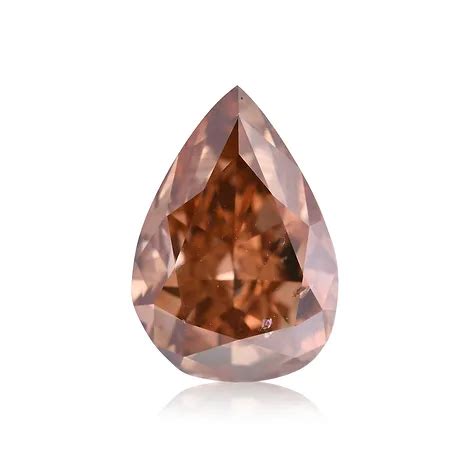 Carat Fancy Dark Orange Brown Diamond Round Shape Vs Clarity