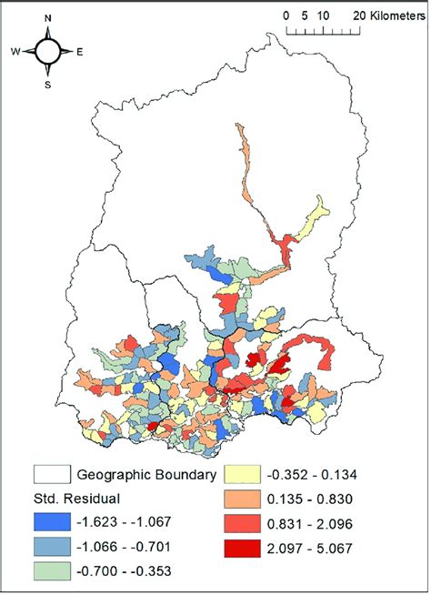 Mapping Of Snakebite Risk Based On The Gwr Geographically Weighted