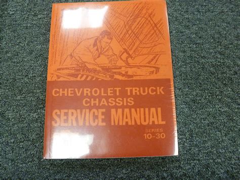 1972 Chevy C10 C20 C30 K10 K20 K30 Truck Chassis Shop Service Repair Manual New Ebay