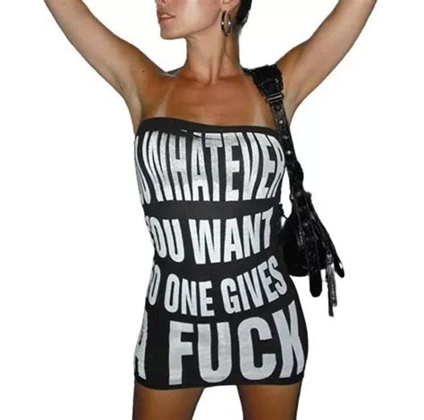 Sexy Vestido Ajustado Fuck Hotwife Mif Env O Gratis