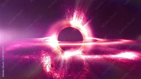 Artistic Interstellar Supermassive Black Hole In Outer Space Astronomy