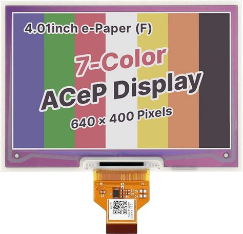 Waveshare Inch Colorful E Paper E Ink Raw Display Compatible With