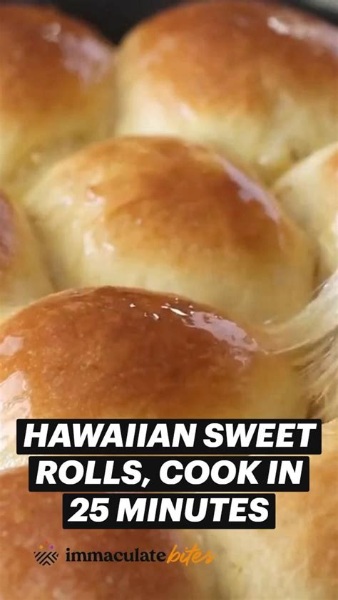 Hawaiian Sweet Rolls Cook In 25 Minutes Recipes Hawaiian Sweet