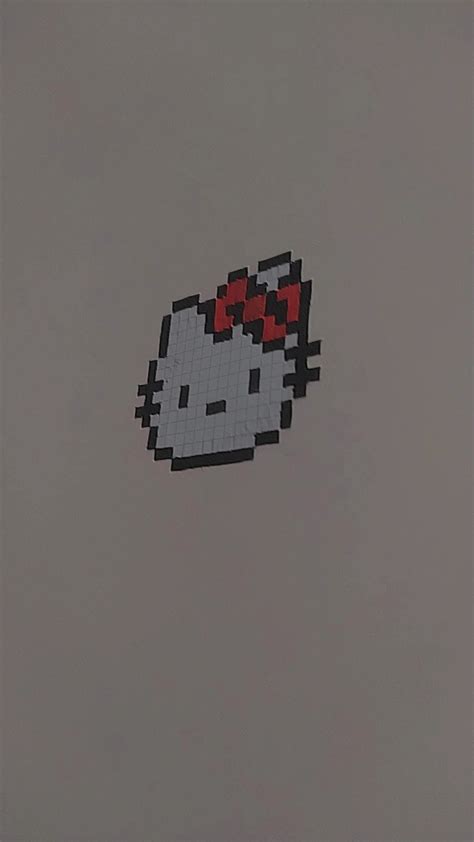 Hello kitty pixel art