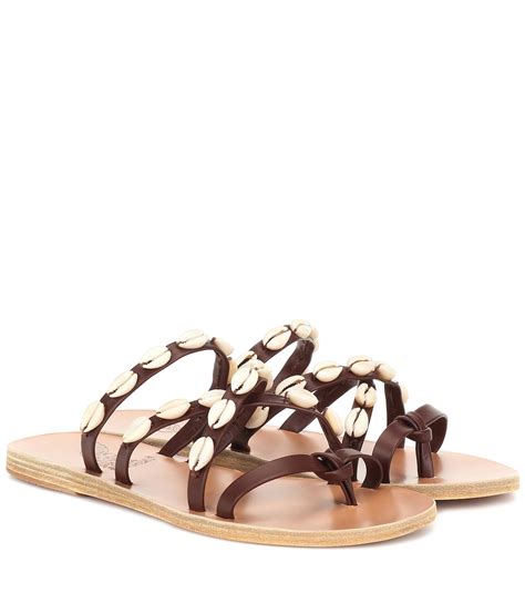 Hydra leather sandals in brown - Ancient Greek Sandals | Mytheresa