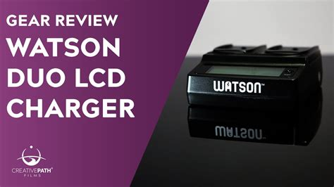 Watson Luminos Duo LCD Battery Charger Review Gear Review YouTube