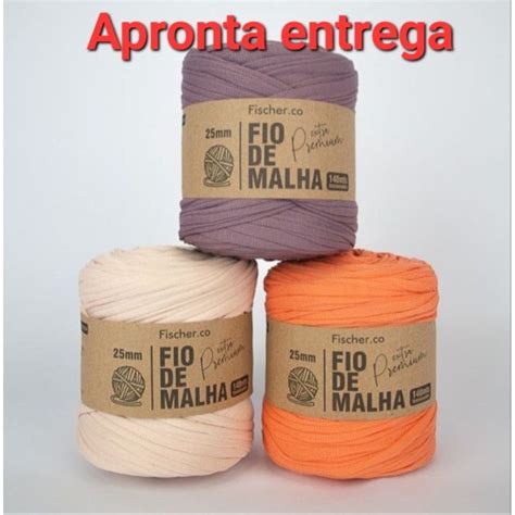 Fio De Malha Premium Fischer 25mmx140m Shopee Brasil