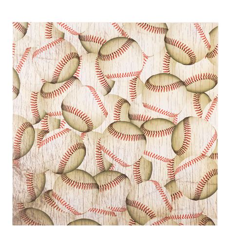 Baseball Scrapbook Paper - 12" x 12" | Hobby Lobby | 306639