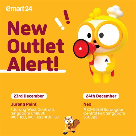 韩国人气便利店emart24，两间分店将开张！地点就在jurong Point和nex，本周末来扫货了~ 🇸🇬新加坡省钱皇后 皇后情报局