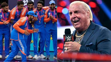 Wwe Hof Ric Flair Reacts To Indian Cricket Captain Rohit Sharmas