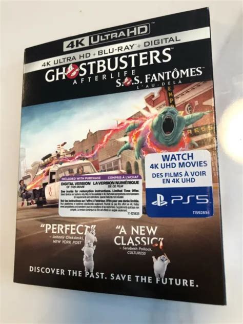 Ghostbusters Afterlife K Ultra Hd Blu Ray Digital Slipcover