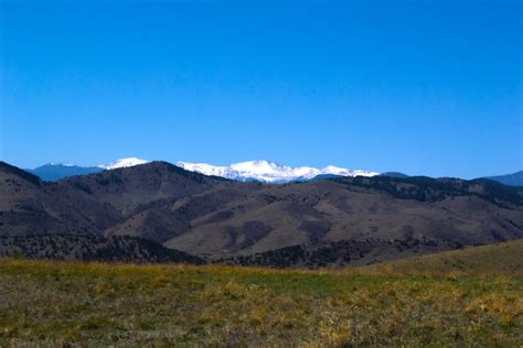 View Of Mt Evans From Green Mountain Lakewood Colorado 2012