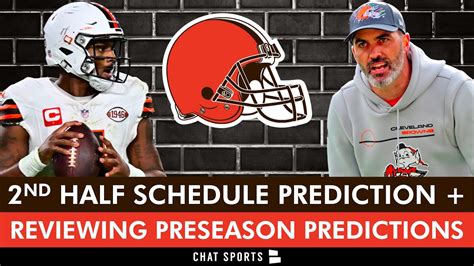 Cleveland Browns Schedule Prediction For 2nd Half Of Season Reviewing