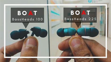 Boat Bassheads 100 Vs Boat Bassheads 225 Earphones Comparison Youtube