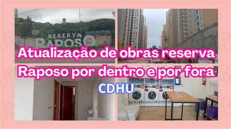 TOUR PELOS APARTAMENTOS EM CONSTRUÇÃO DA CDHU NO RESERVA RAPOSO POR