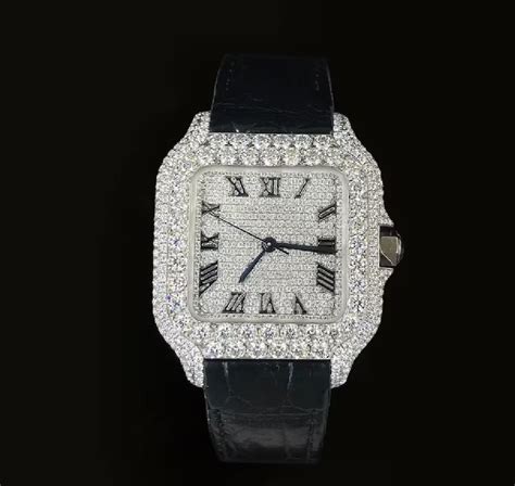 Lenus Iced Out Moissanite Stainless Steel Mechanical Automatic Watch 20