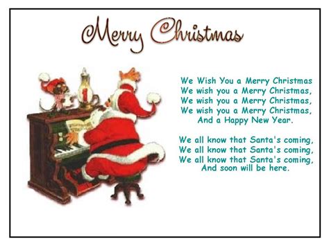 CANTORES INFANTILES: WE WISH YOU A MERRY CHRISTMAS