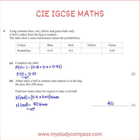 Cie Igcse Maths 0580 21 M J 20 Solved Past Paper Question 4