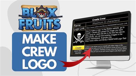 How To Make Crew Logo In Blox Fruits (Quick Tutorial) - YouTube