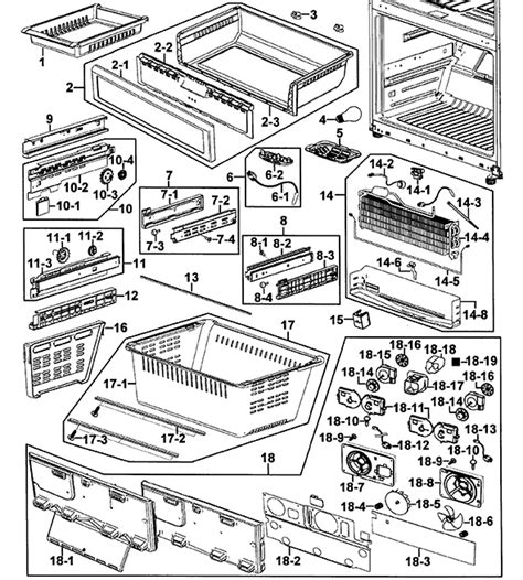 Samsung RF267AARS XAA 00 Refrigerator Partswarehouse