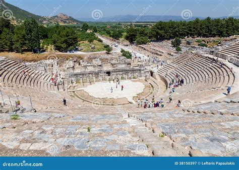 Grande Teatro De Ephesus Turquia Fotografia Editorial Imagem De