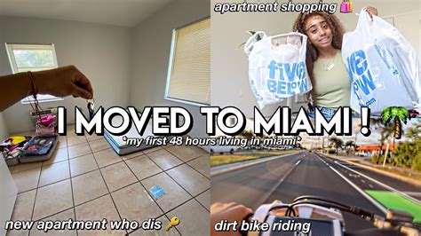 I Moved To Miami 🌴 My First 48 Hours Living In Miami Move In Vlog