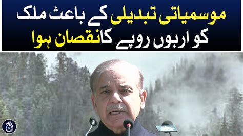 The Country Lost Billions Of Rupees Due To Climate Change Pm Shehbaz