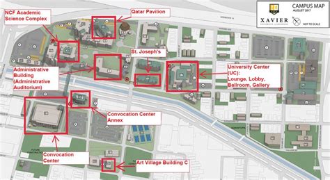 Xavier University Campus Map