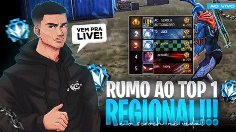 FREE FIRE AO VIVO NOVA TEMPORADA CS RANK RUMO AO DESAFIANTE