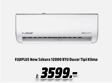 Fujiplus New Sakura 12000 BTU Duvar Tipi Klima İndirimde Market