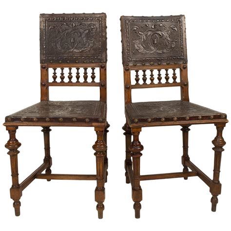 Renaissance Revival Chairs, 1890s at 1stDibs