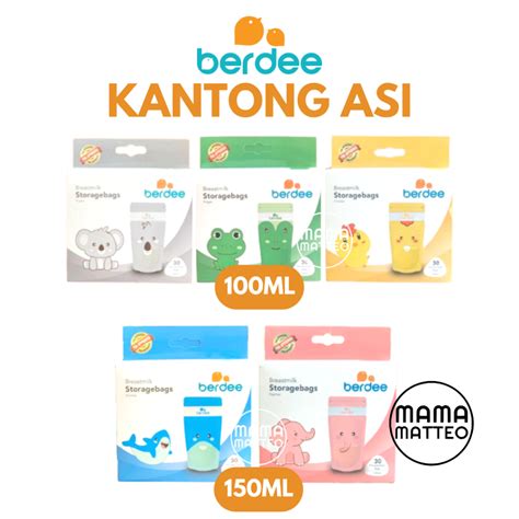 Jual BERDEE KANTONG ASI THERMAL SENSOR 100ML 150ML BREASTMILK STORAGE