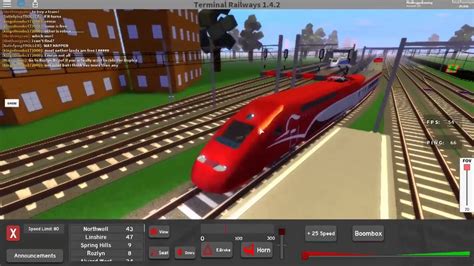 Roblox Terminal Railways 2 High Speed Trains On Hsl Youtube